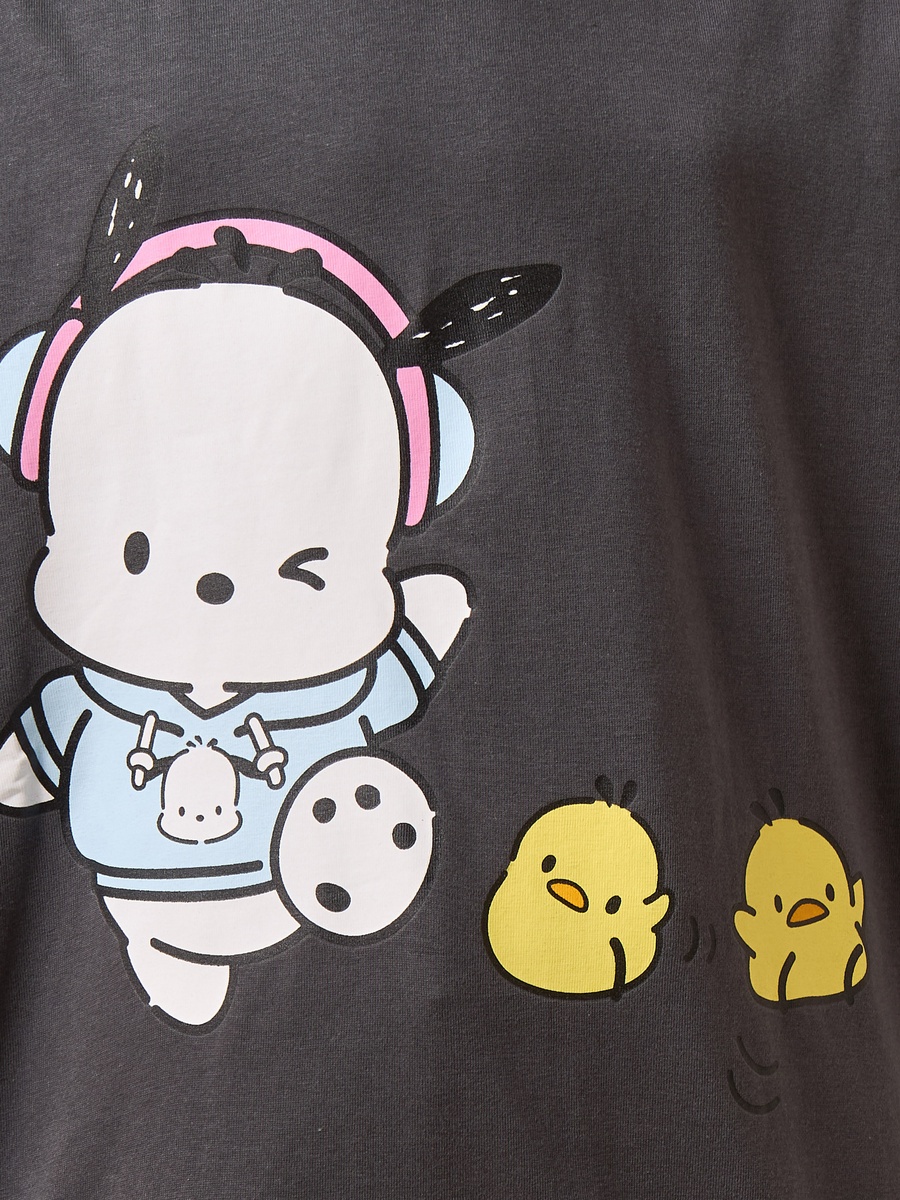 Pochacco Print Oversized T-Shirt