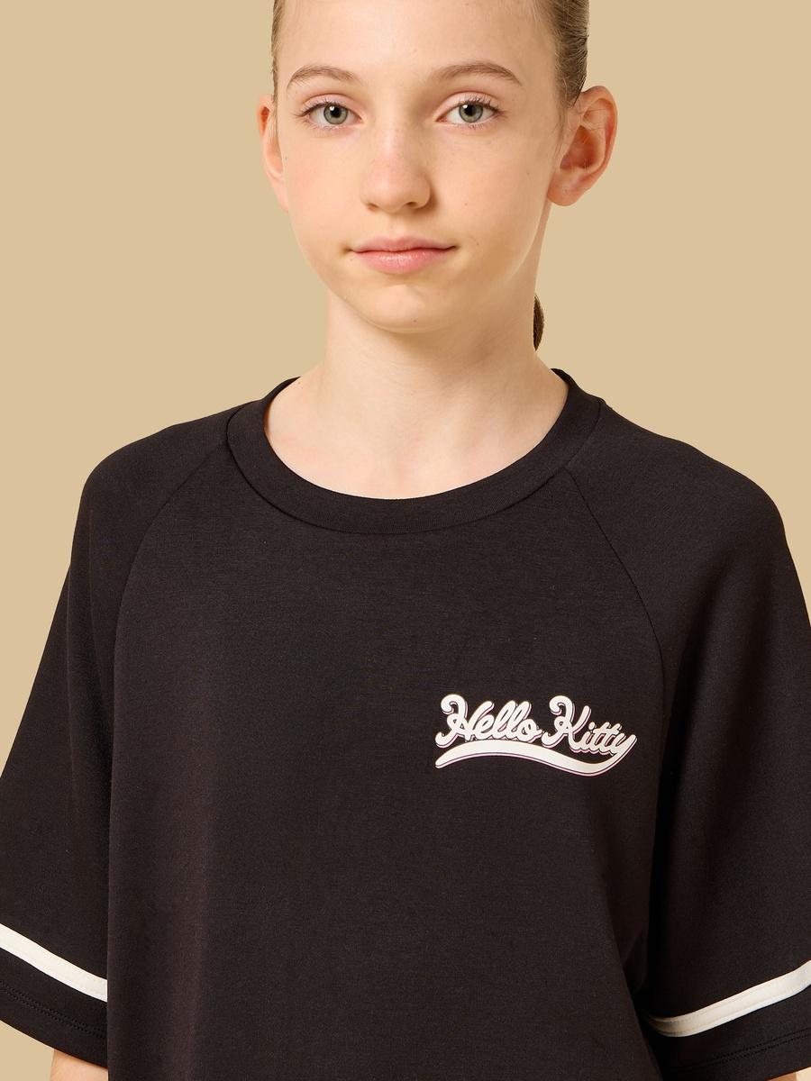 Hello Kitty Print Oversized T-Shirt