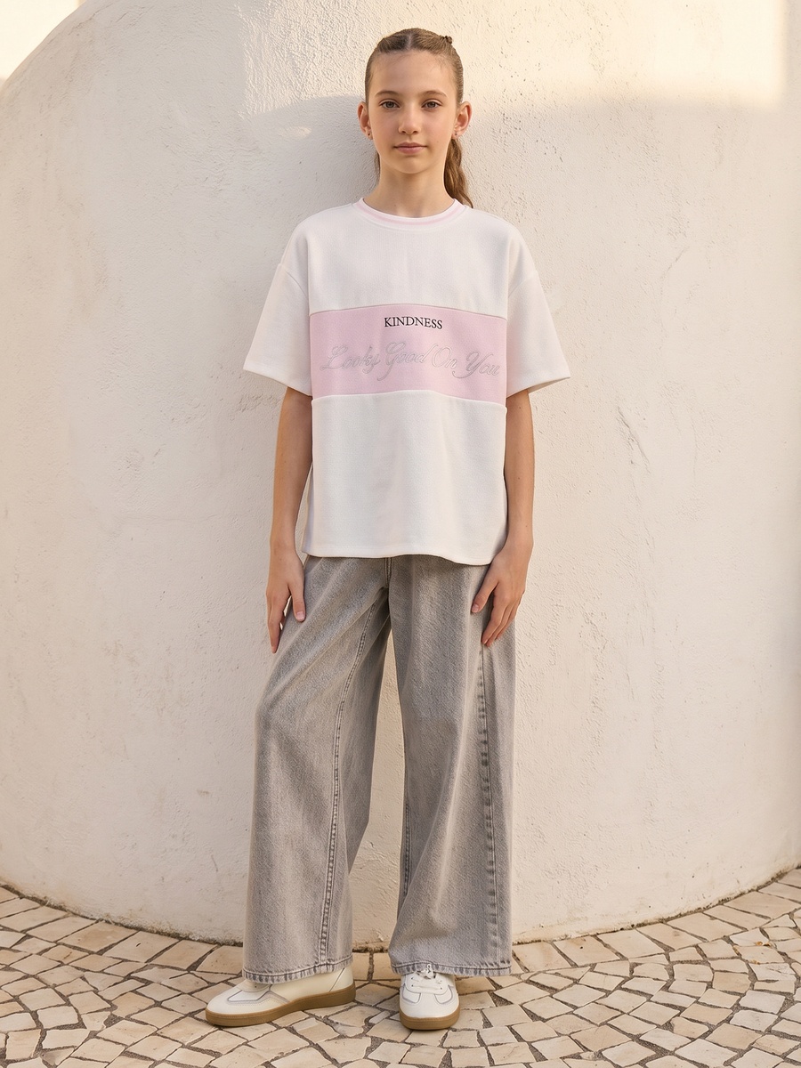 Slogan Print Oversized T-Shirt