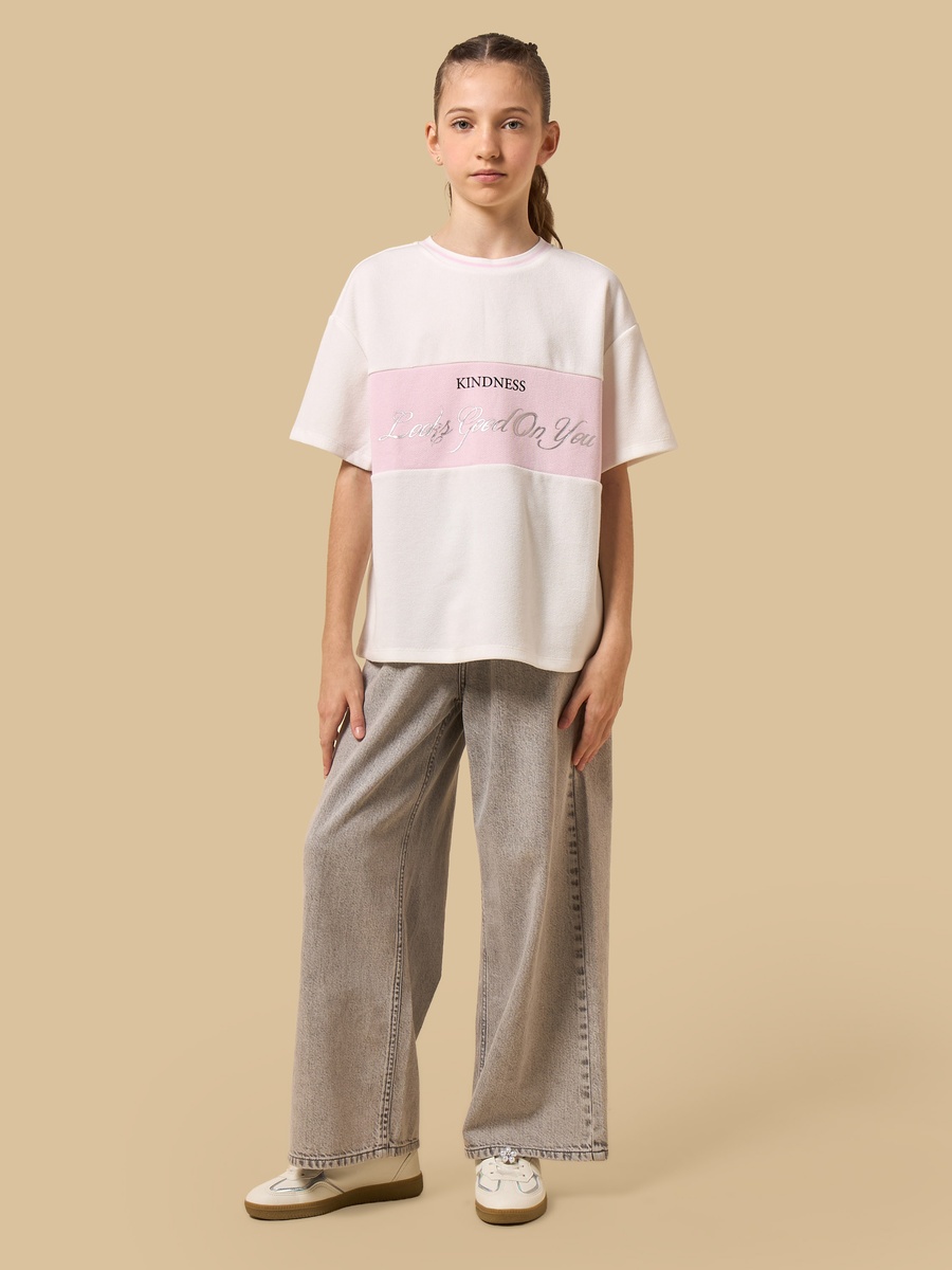 Slogan Print Oversized T-Shirt