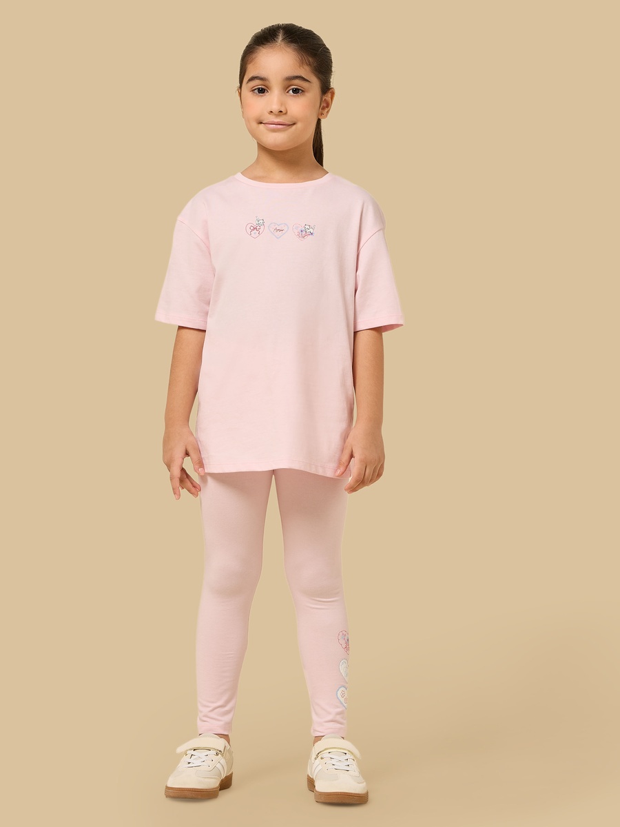 Graphic Print Oversized Cotton T-Shirt