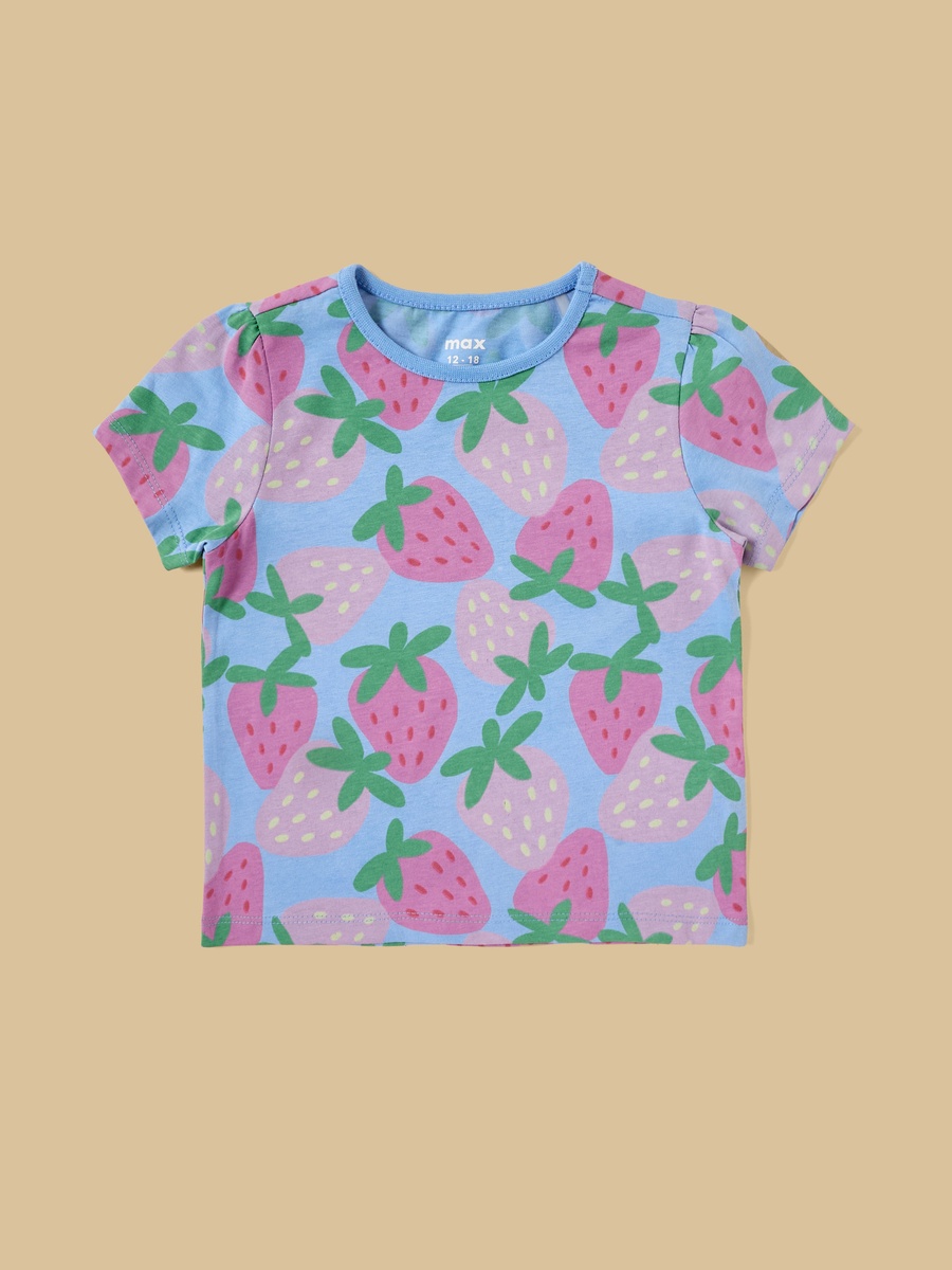 Pack of 5 - Fruit Print Cotton T-Shirt