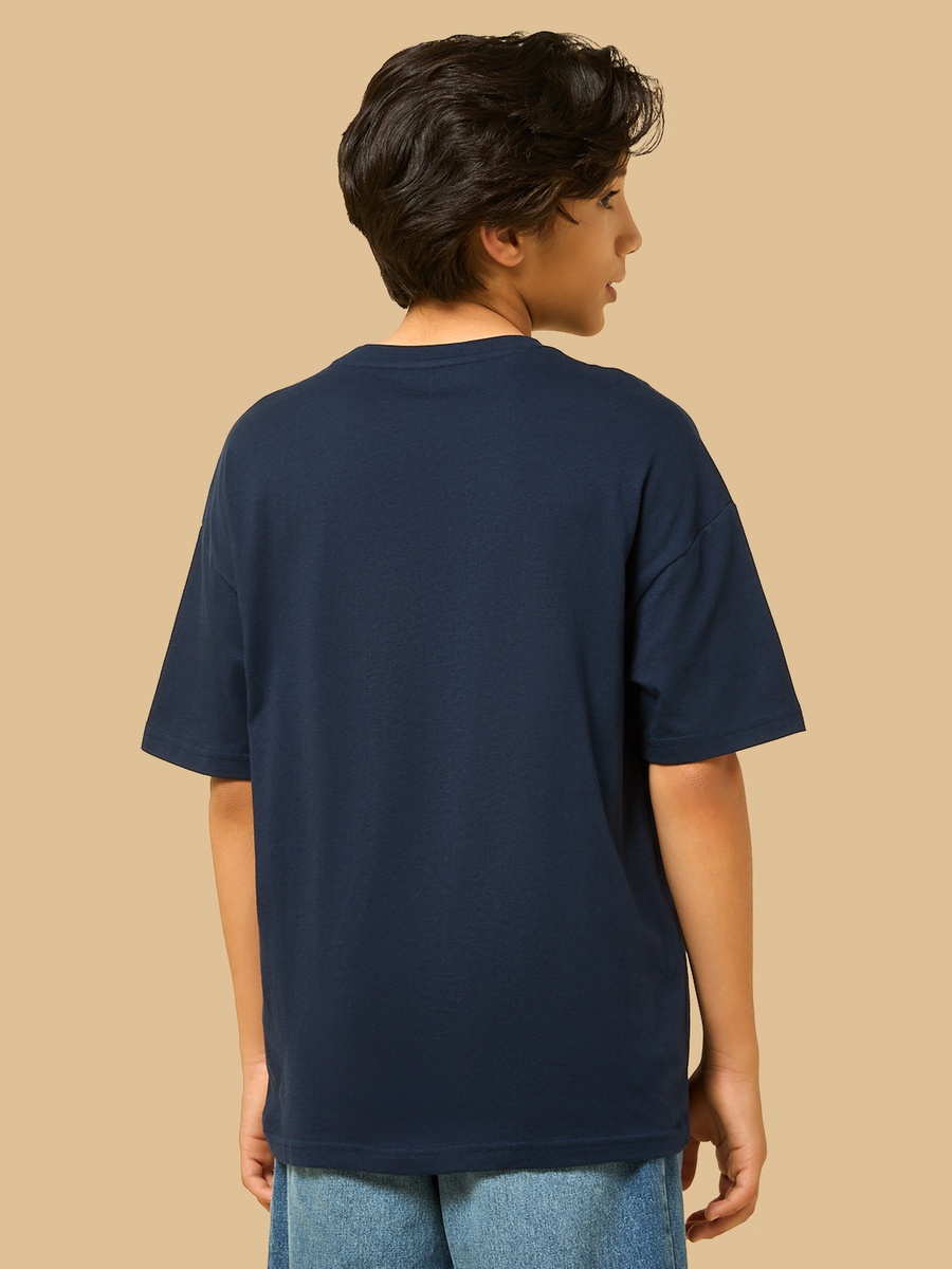 Varsity Print Cotton T-Shirt