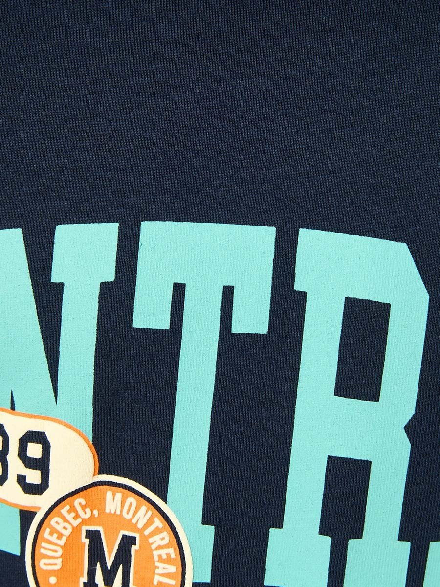 Varsity Print Cotton T-Shirt
