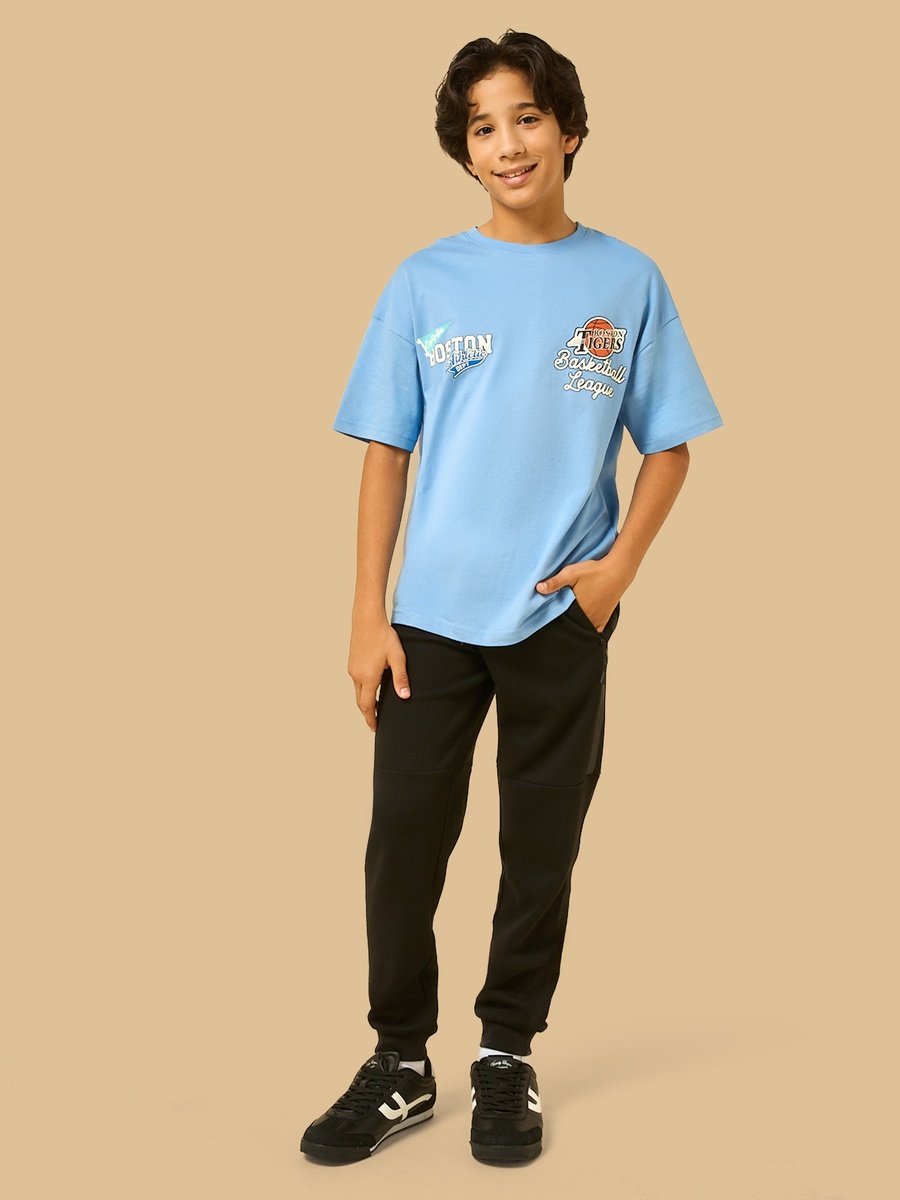 Boston Tigers Print Cotton T-Shirt