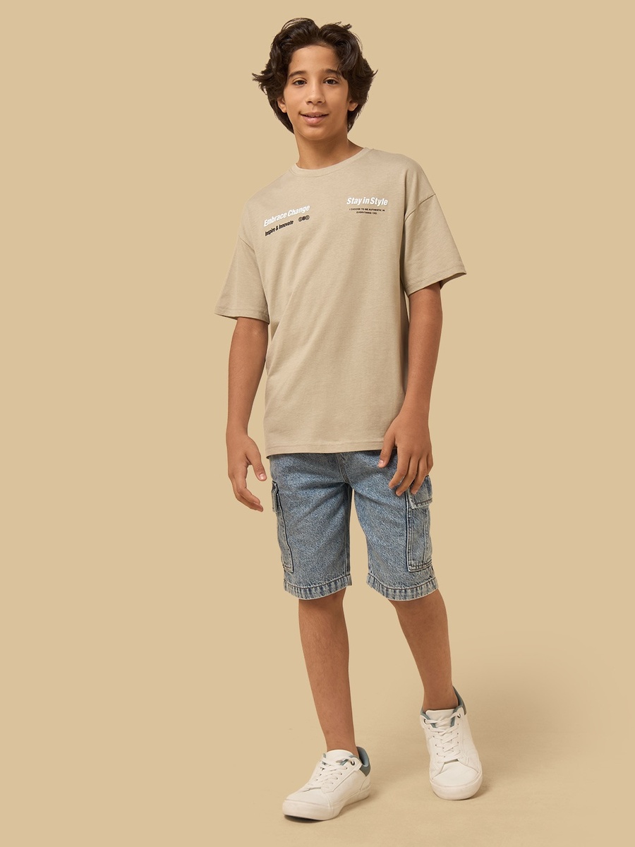 Slogan Print T-Shirt