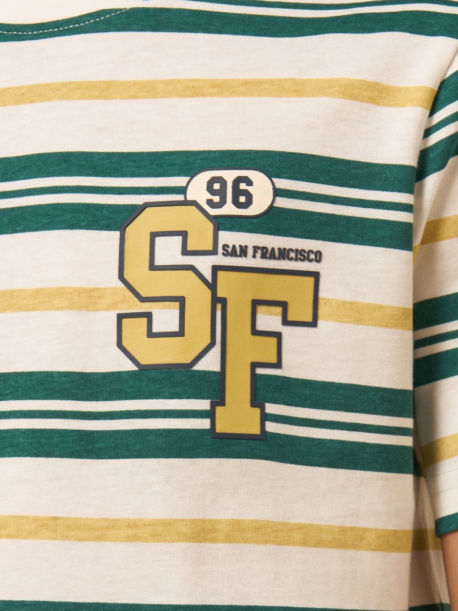 Striped Cotton T-Shirt