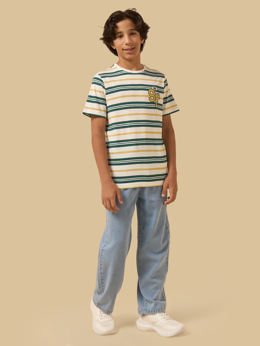 Striped Cotton T-Shirt