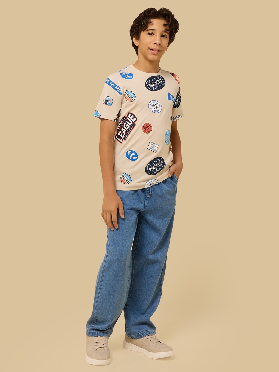 Graphic Print Cotton T-Shirt