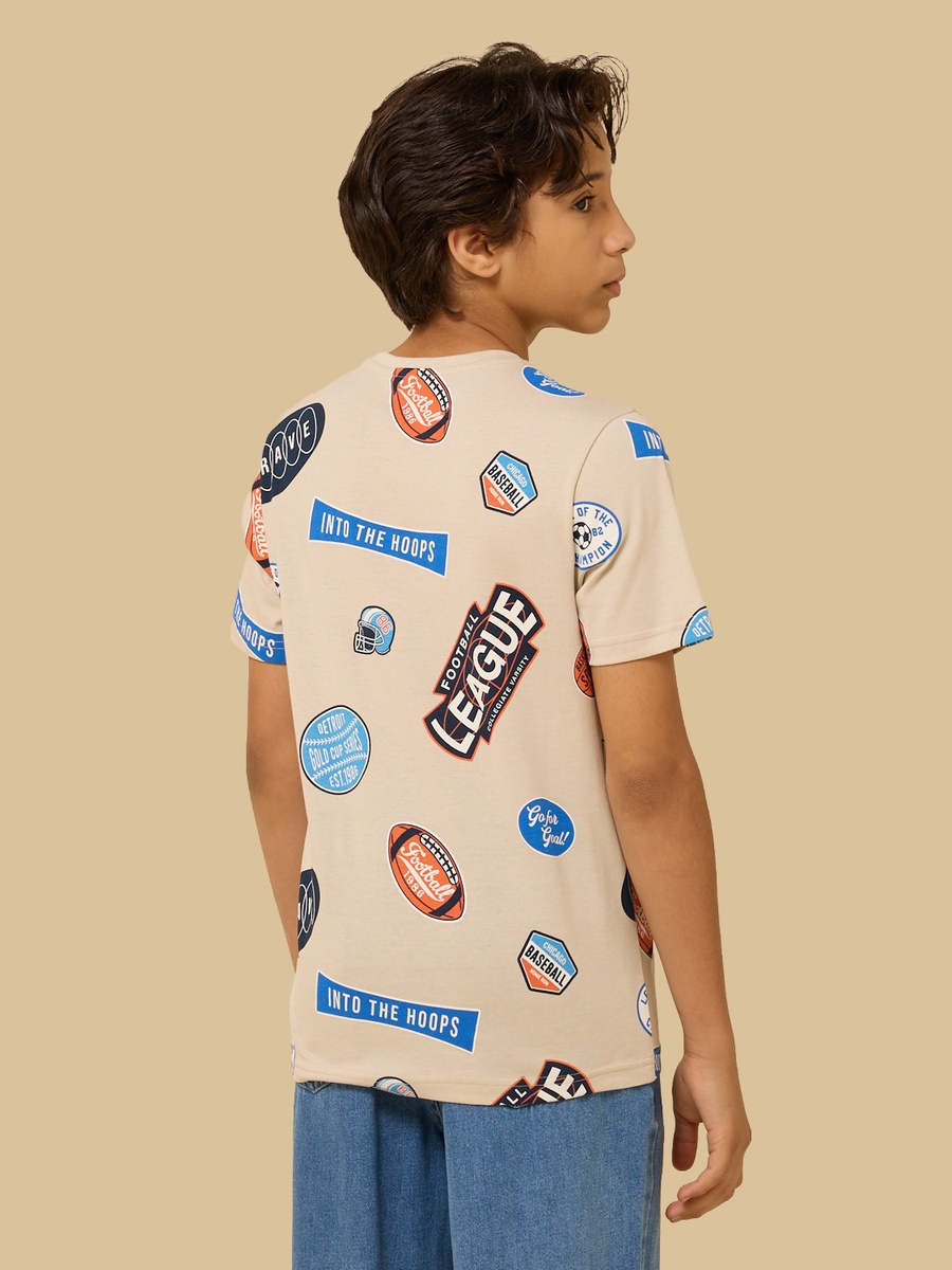 Graphic Print Cotton T-Shirt