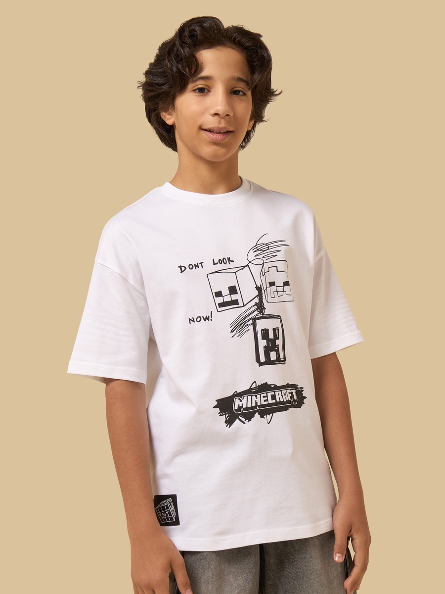 Minecraft Print Interlock T-Shirt