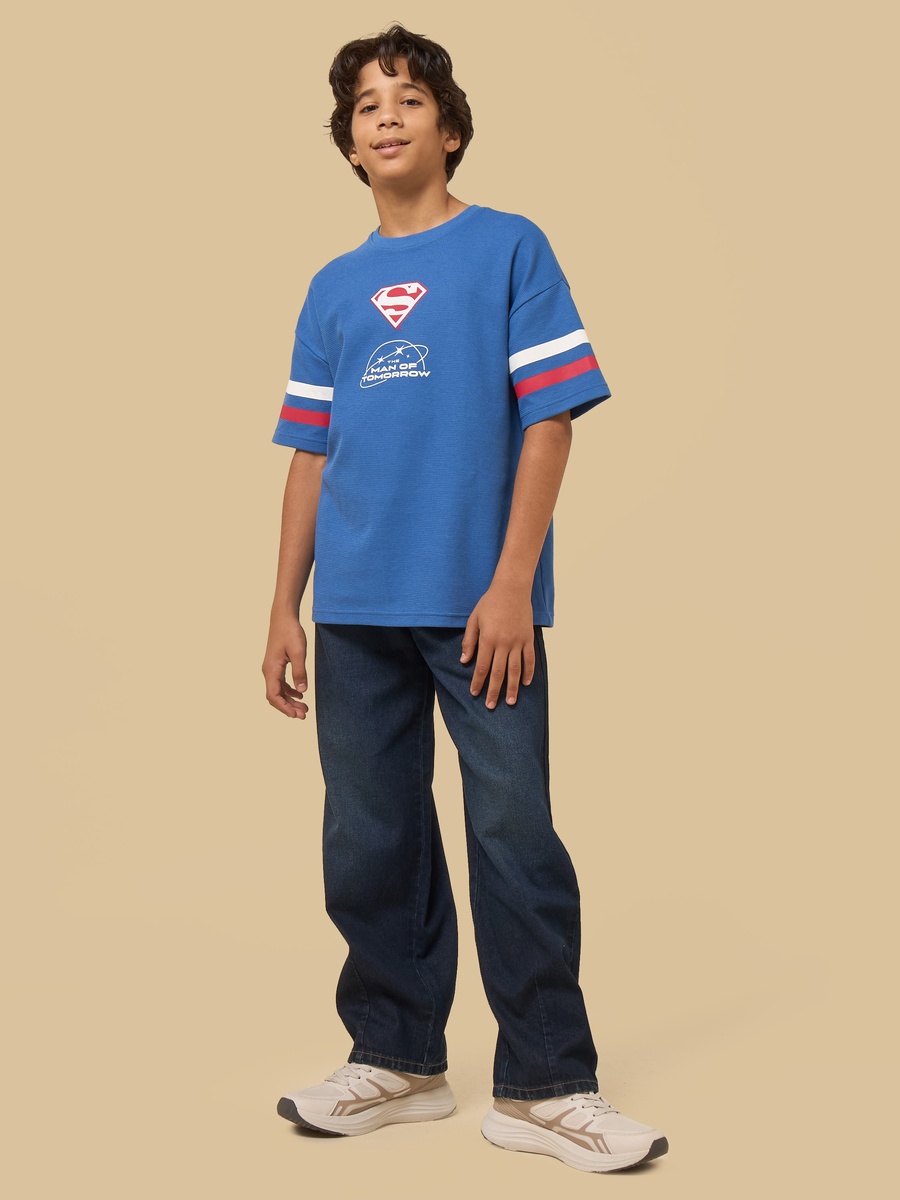 Super-Man Print T-Shirt