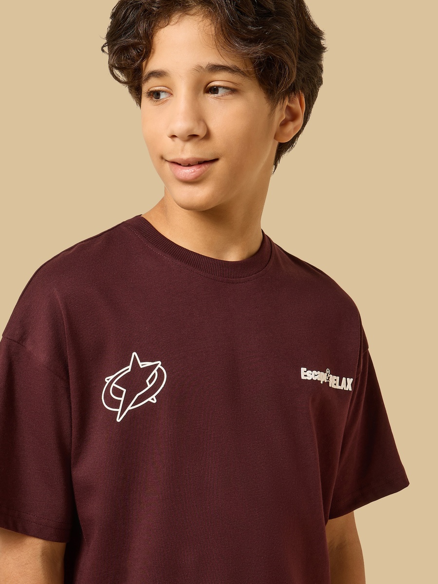 Graphic Print Cotton T-Shirt