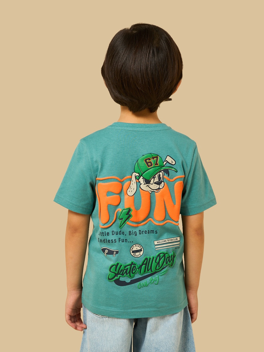 Graphic Print Cotton T-Shirt