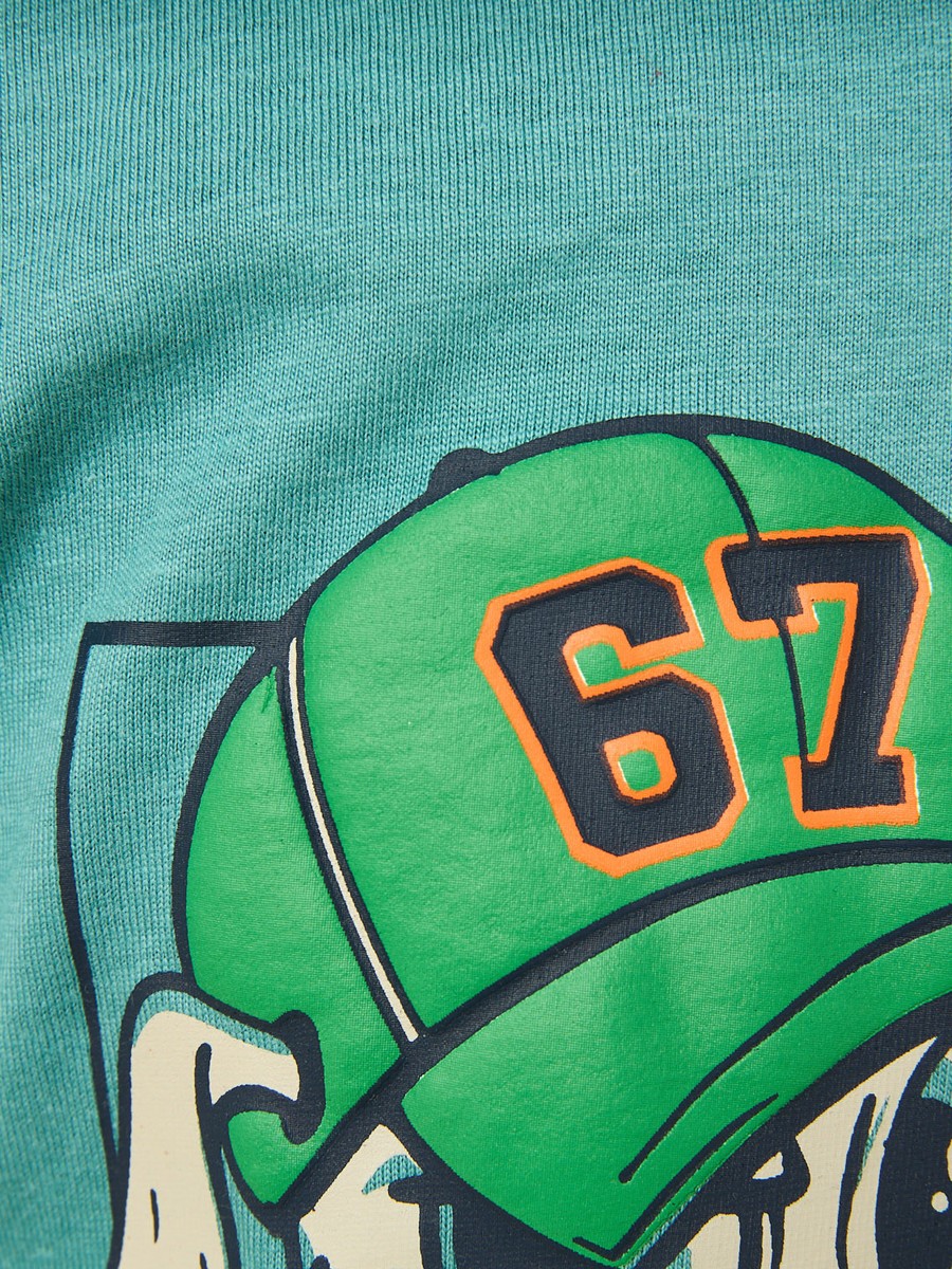 Graphic Print Cotton T-Shirt