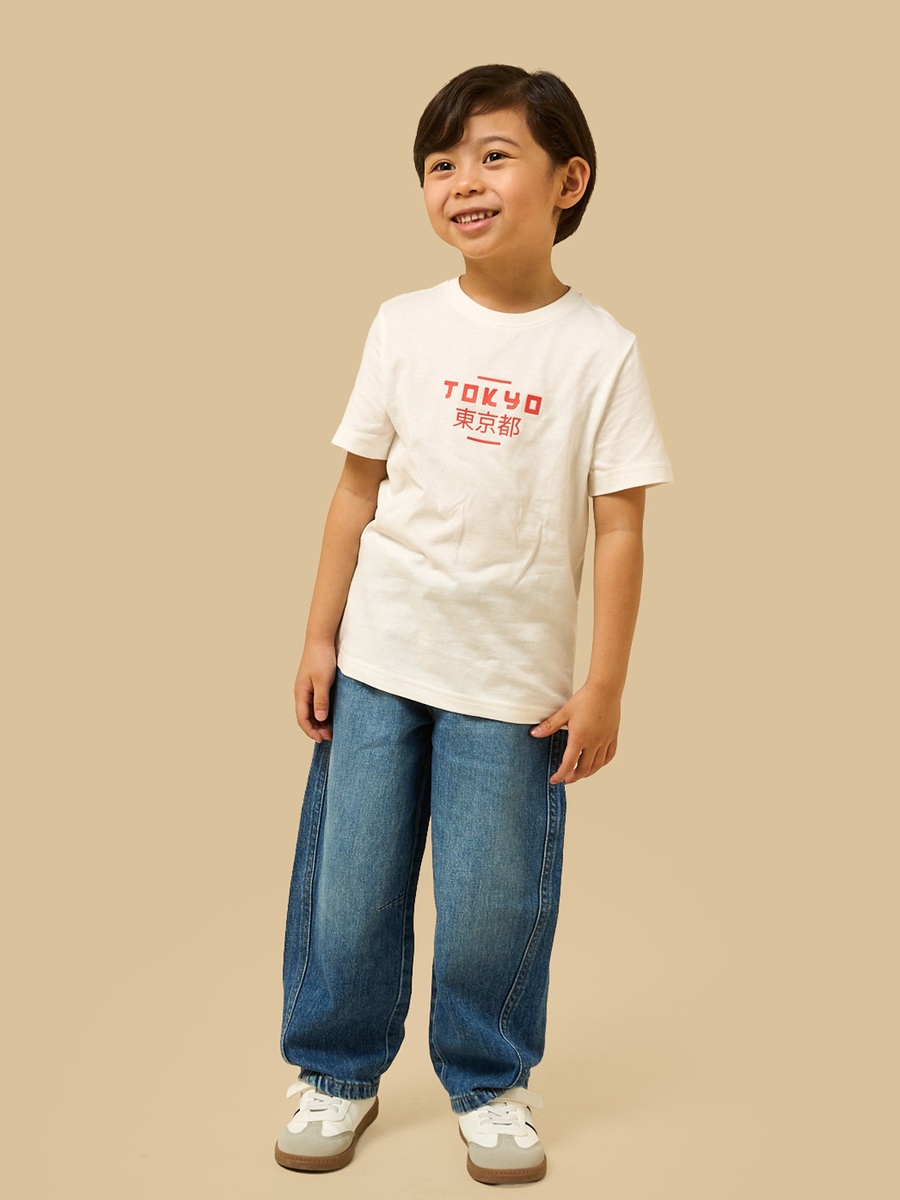 Tokyo Print Cotton T-Shirt