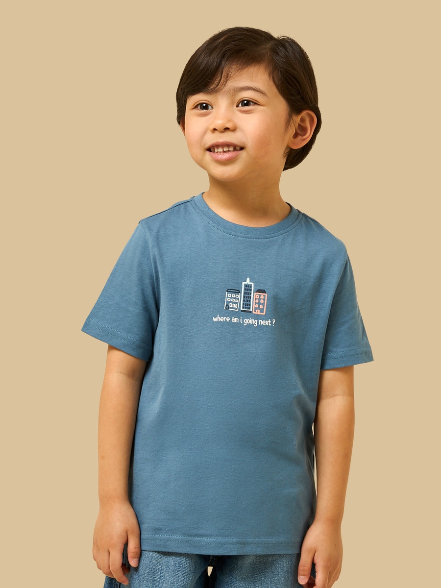 Graphic Print Cotton T-Shirt