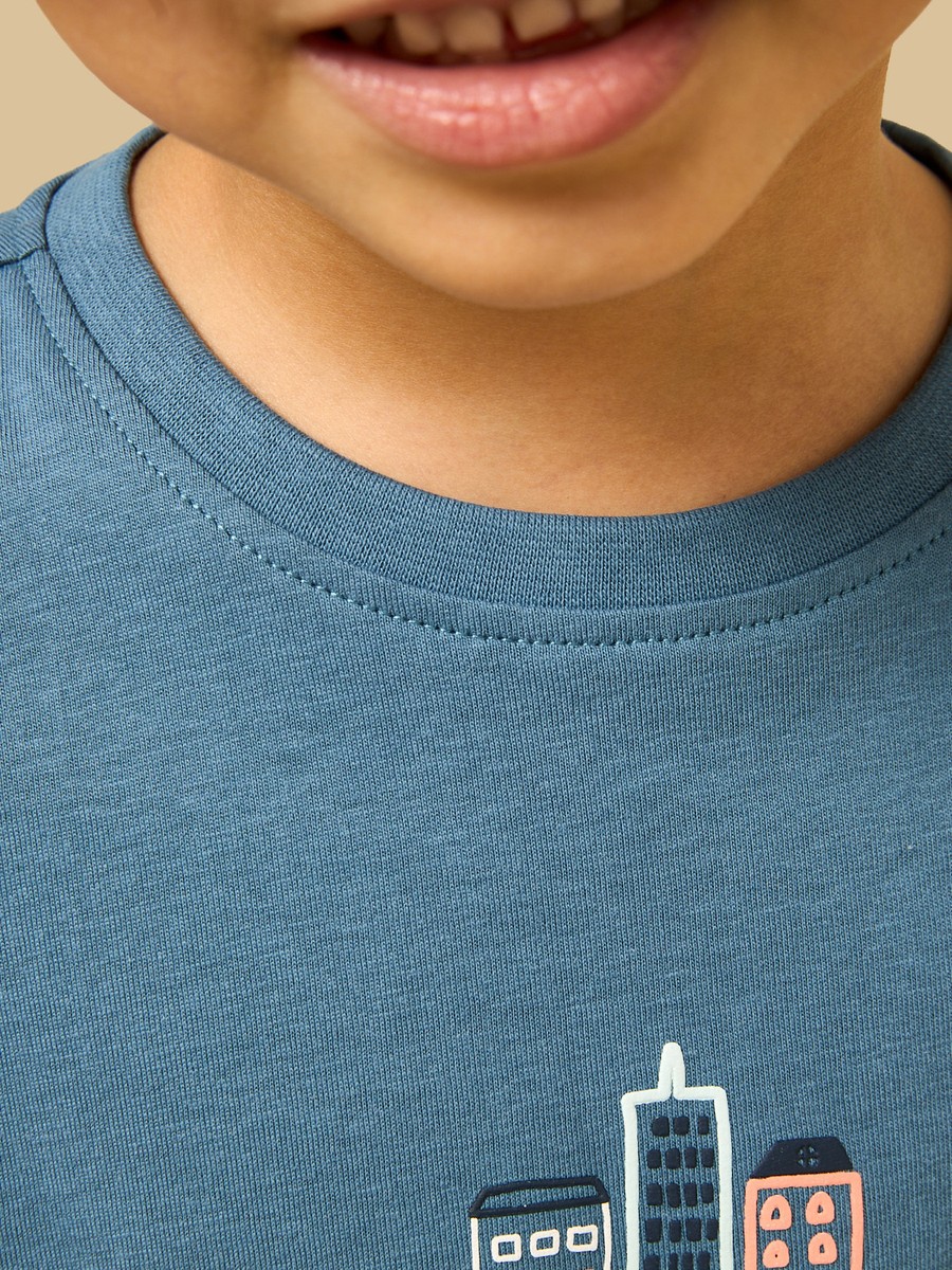 Graphic Print Cotton T-Shirt
