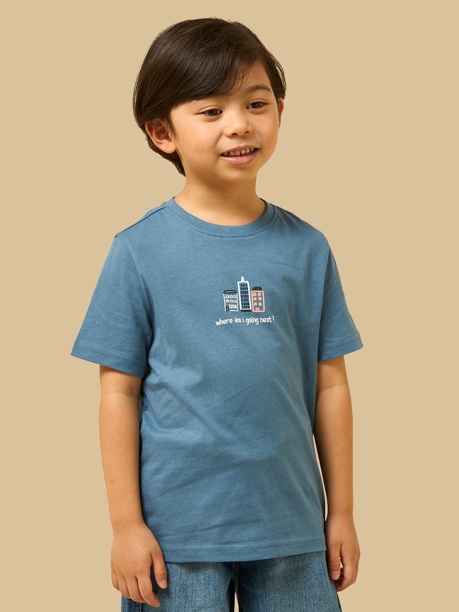 Graphic Print Cotton T-Shirt