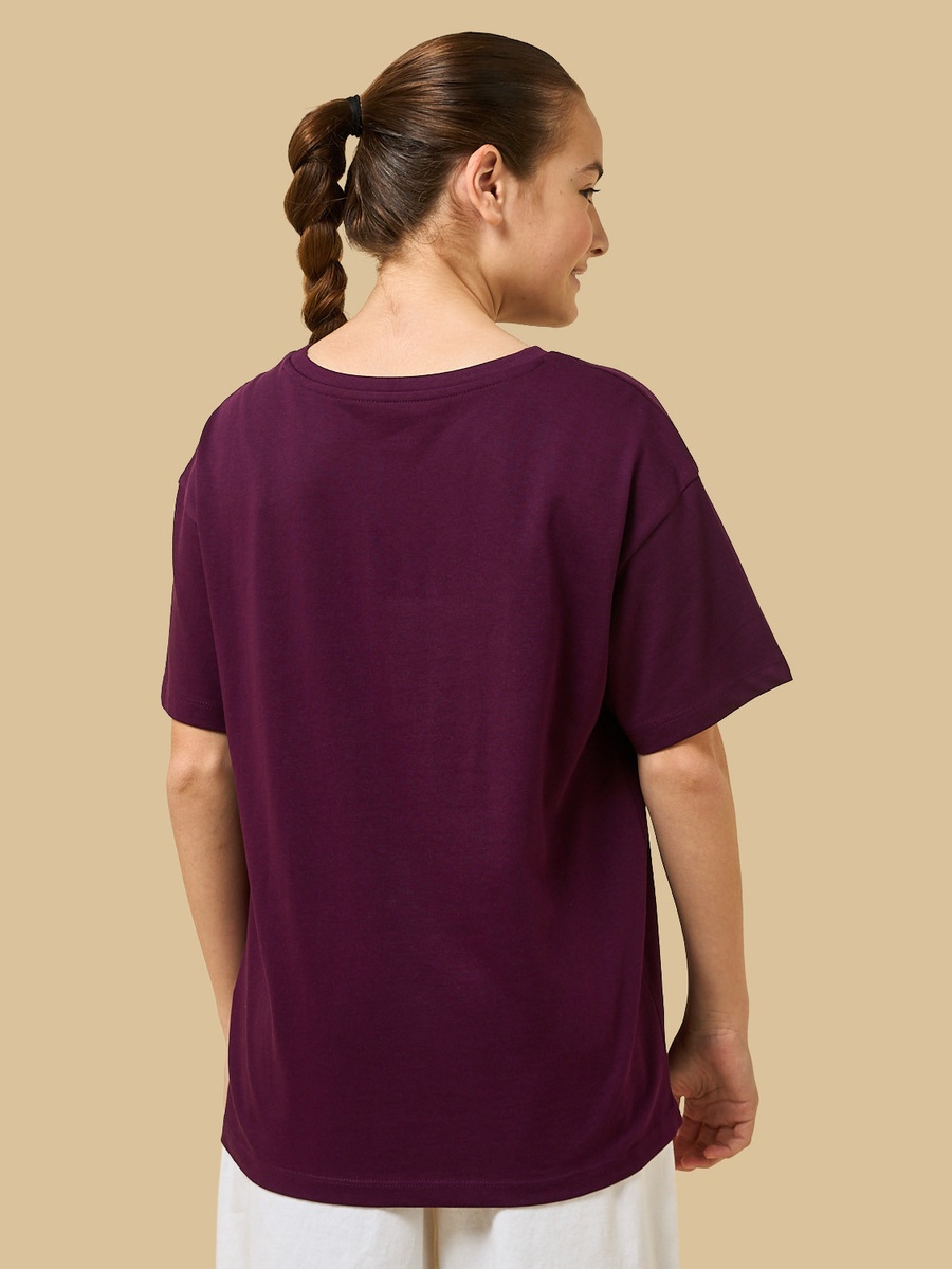 Stitch Print Oversized T-Shirt