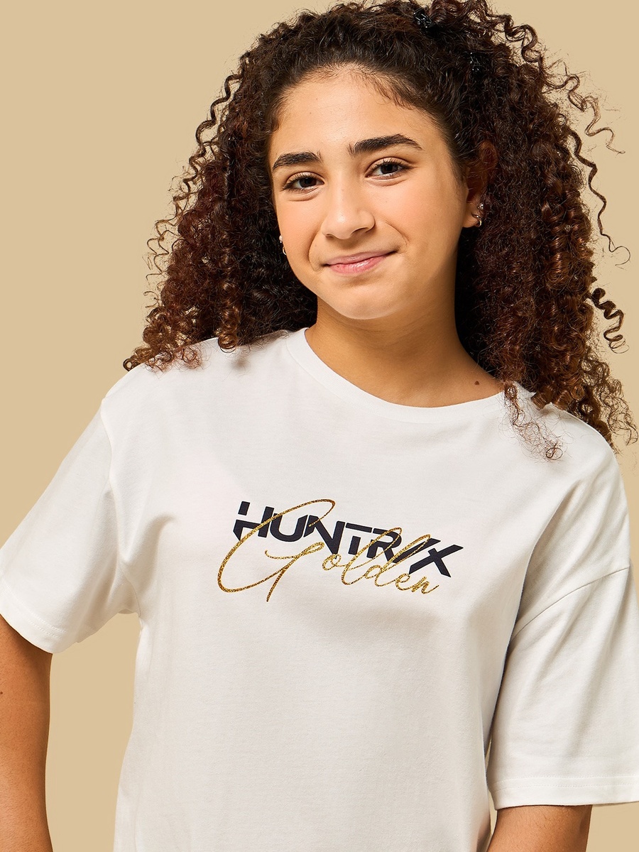 KPop Demon Hunters Print Oversized T-Shirt