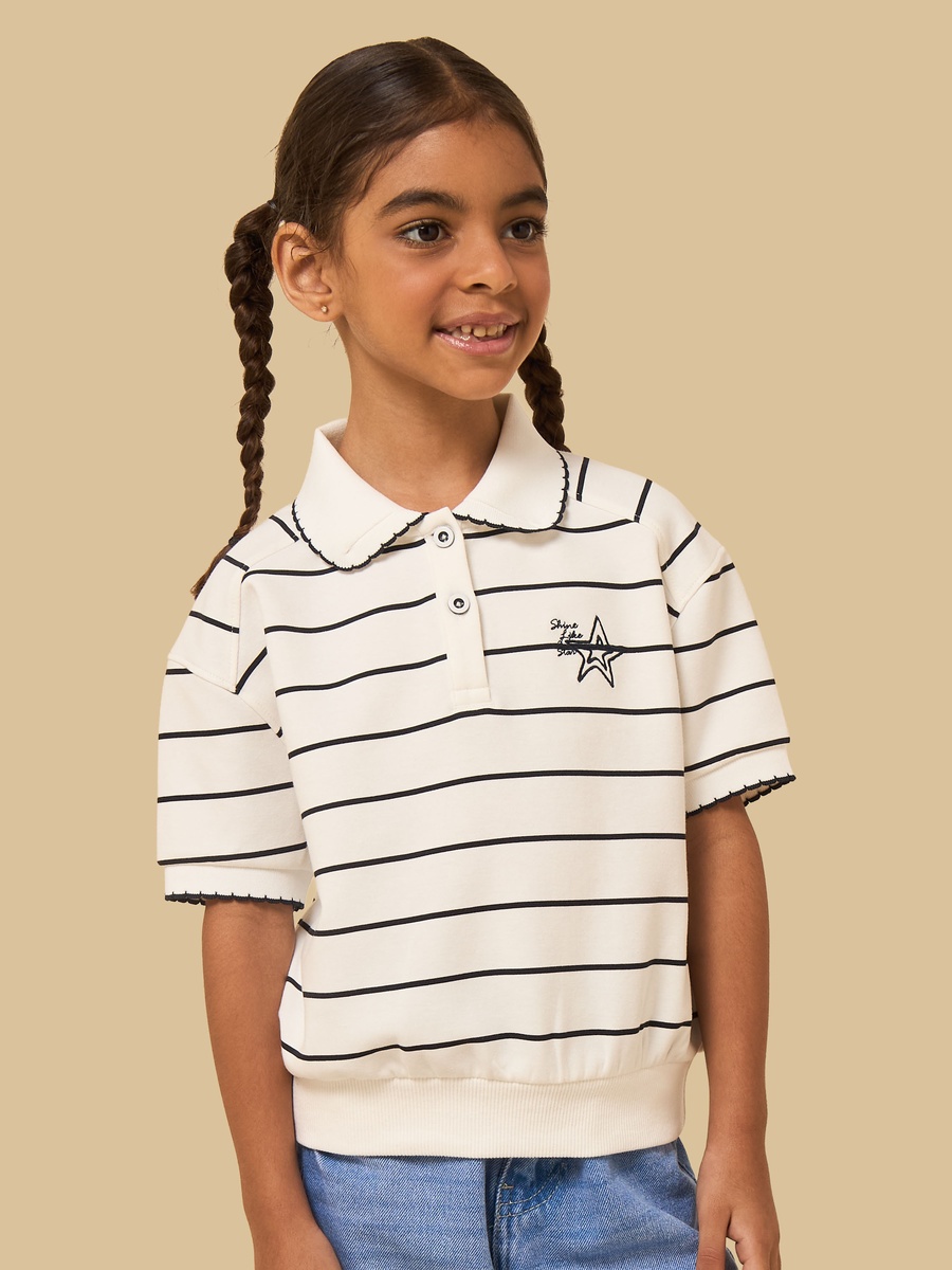 Striped Polo T-Shirt