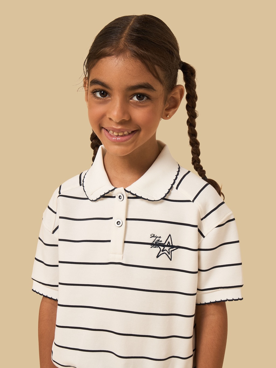 Striped Polo T-Shirt