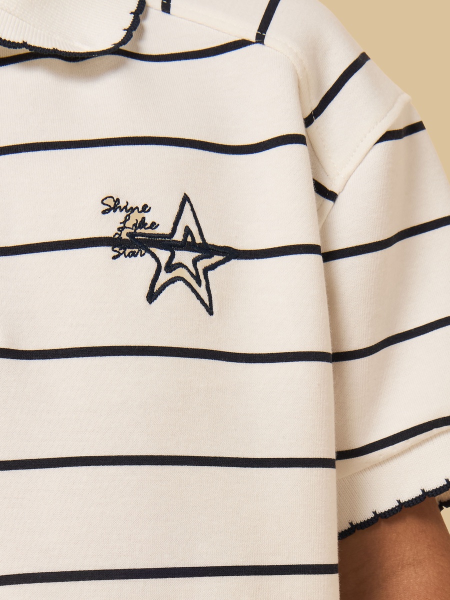 Striped Polo T-Shirt