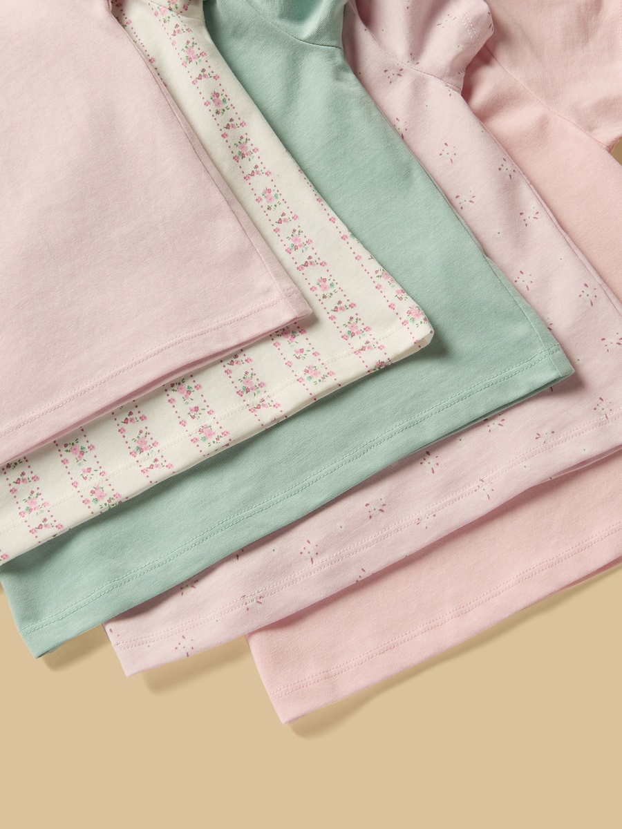 Pack of 5 - Assorted Cotton T-Shirt