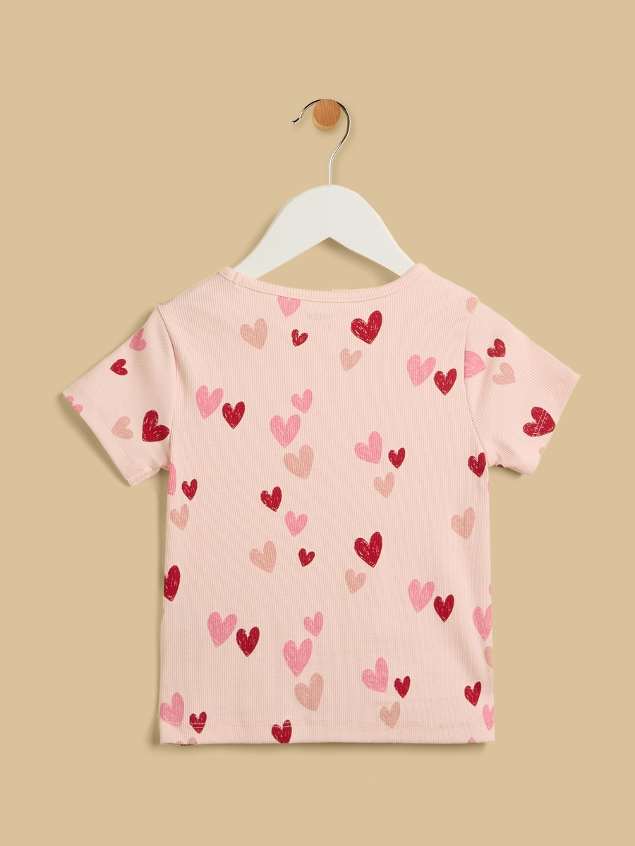 Heart Print T-Shirt