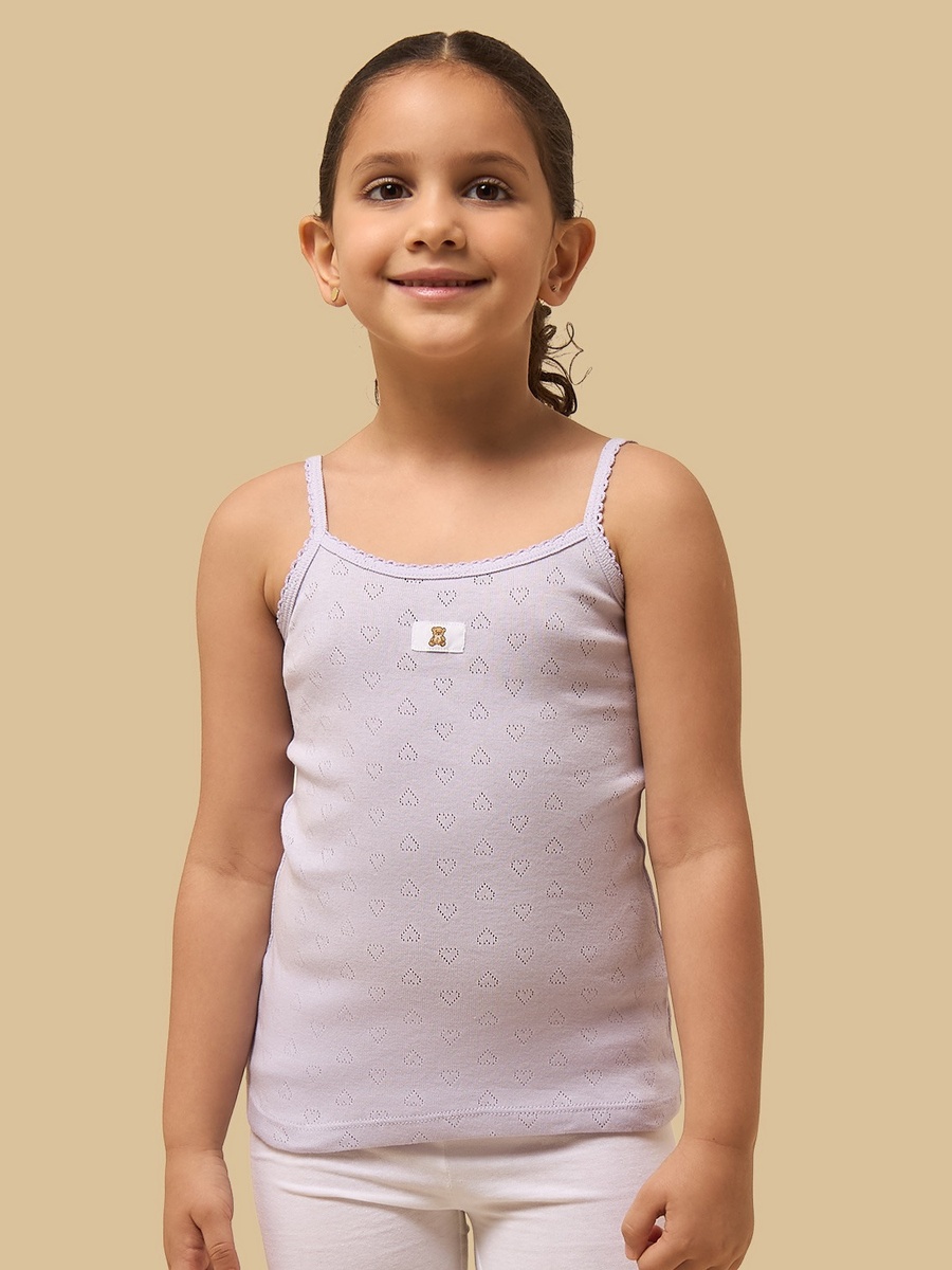 Pack of 2 - Heart Pointelle Camisole