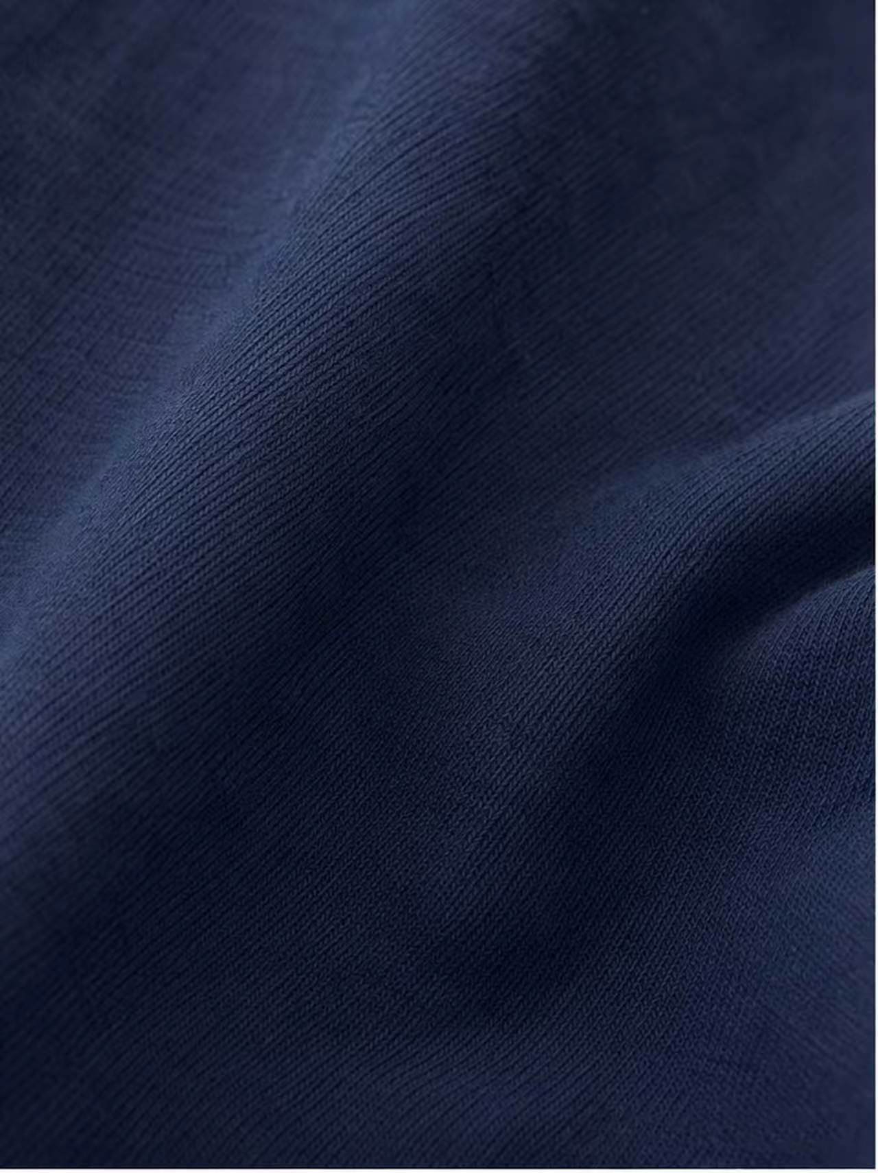 Navy Blue Graphic Long Sleeves Regular T-Shirt