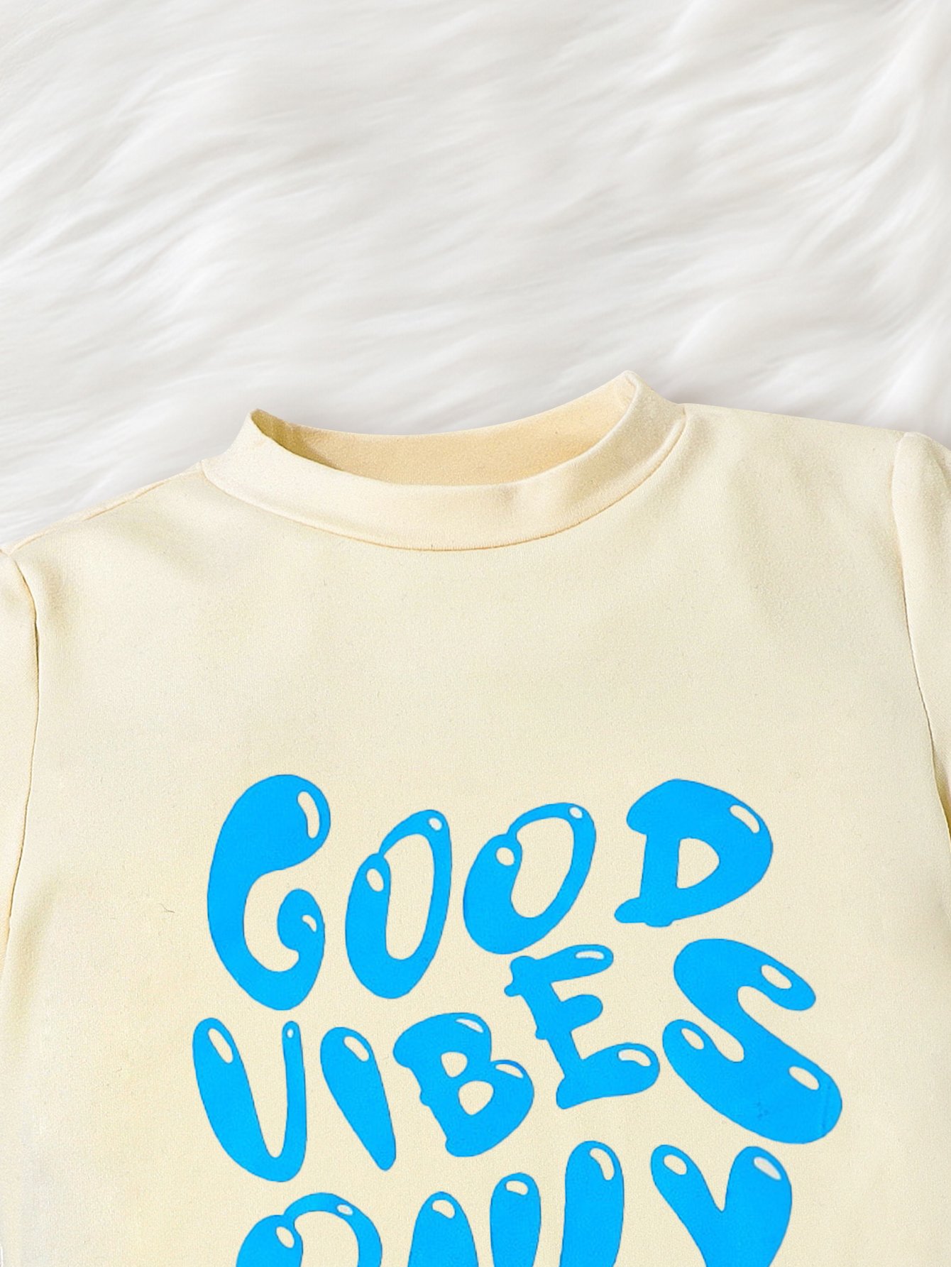Yellow Slogan Short Sleeves Regular T-Shirt
