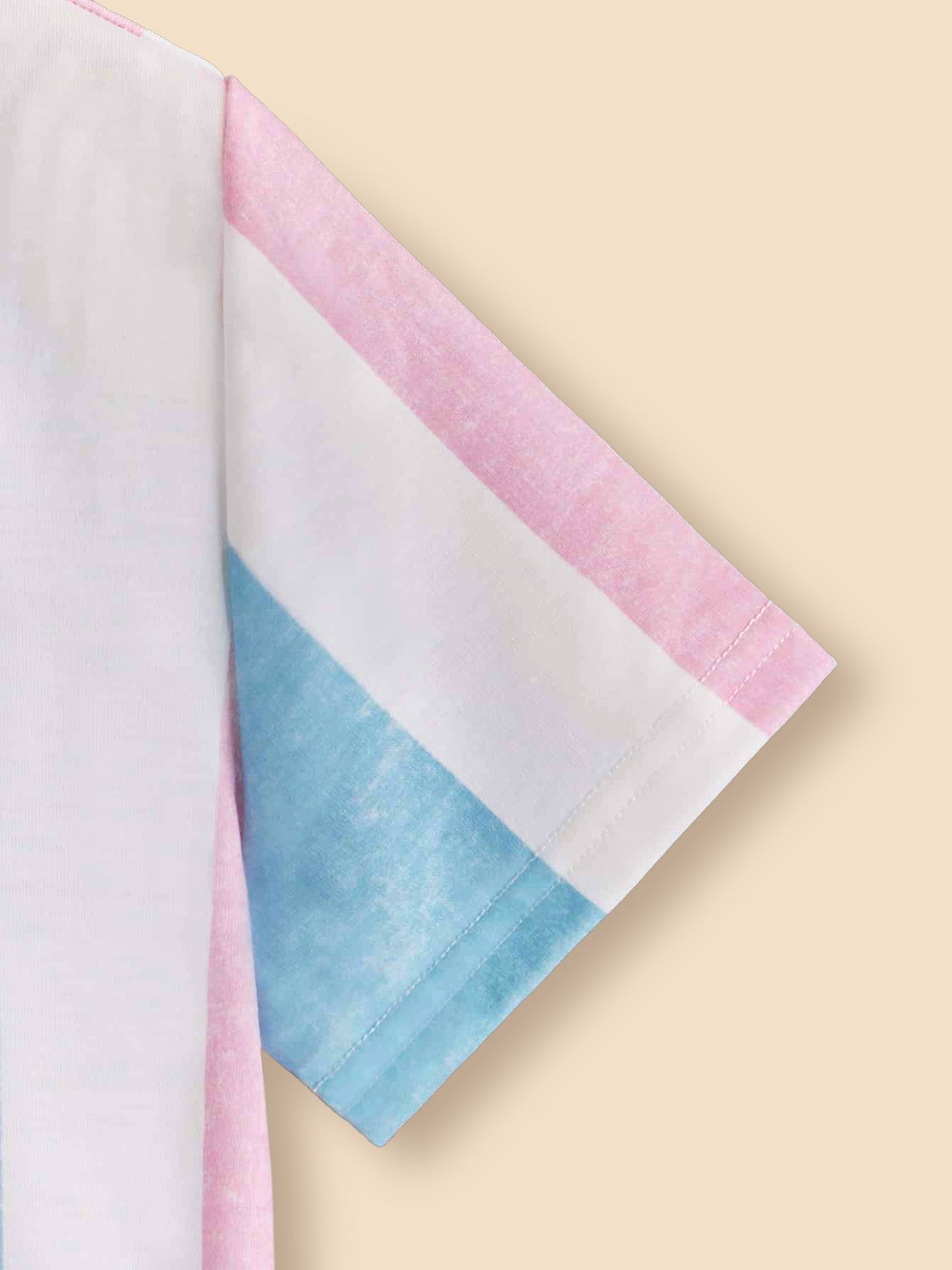Multi Striped Short Sleeves Regular T-Shirt