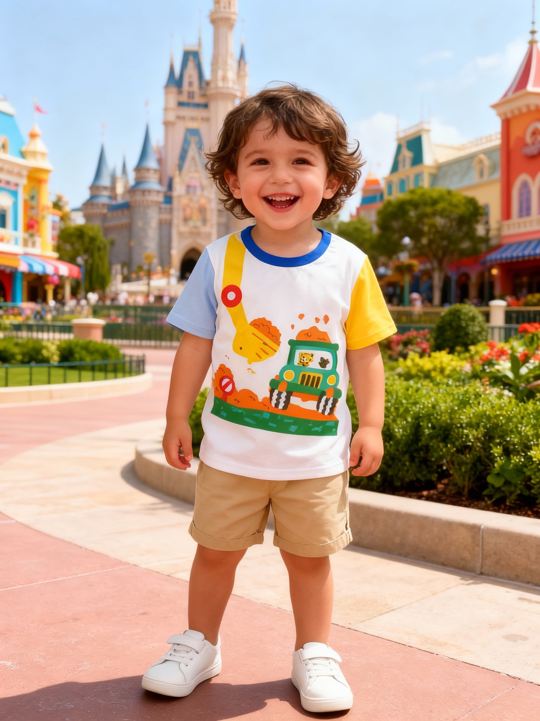 Multi Graphic Short Sleeves Regular T-Shirt