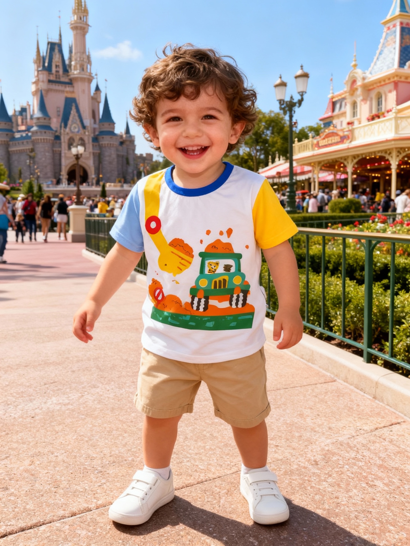 Multi Graphic Short Sleeves Regular T-Shirt
