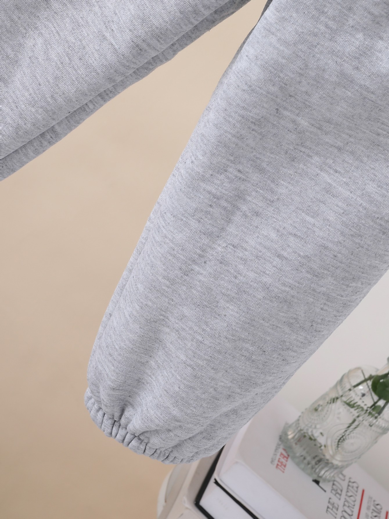 Grey Printed Regular Pants
