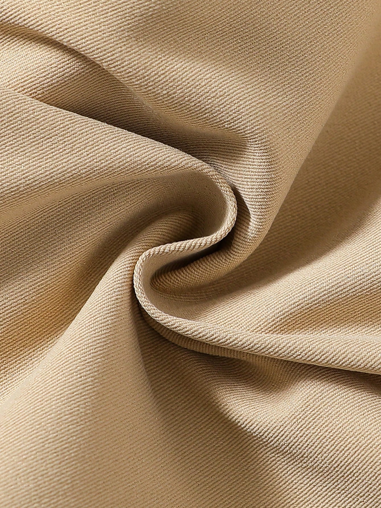 Beige Solid Regular Pants