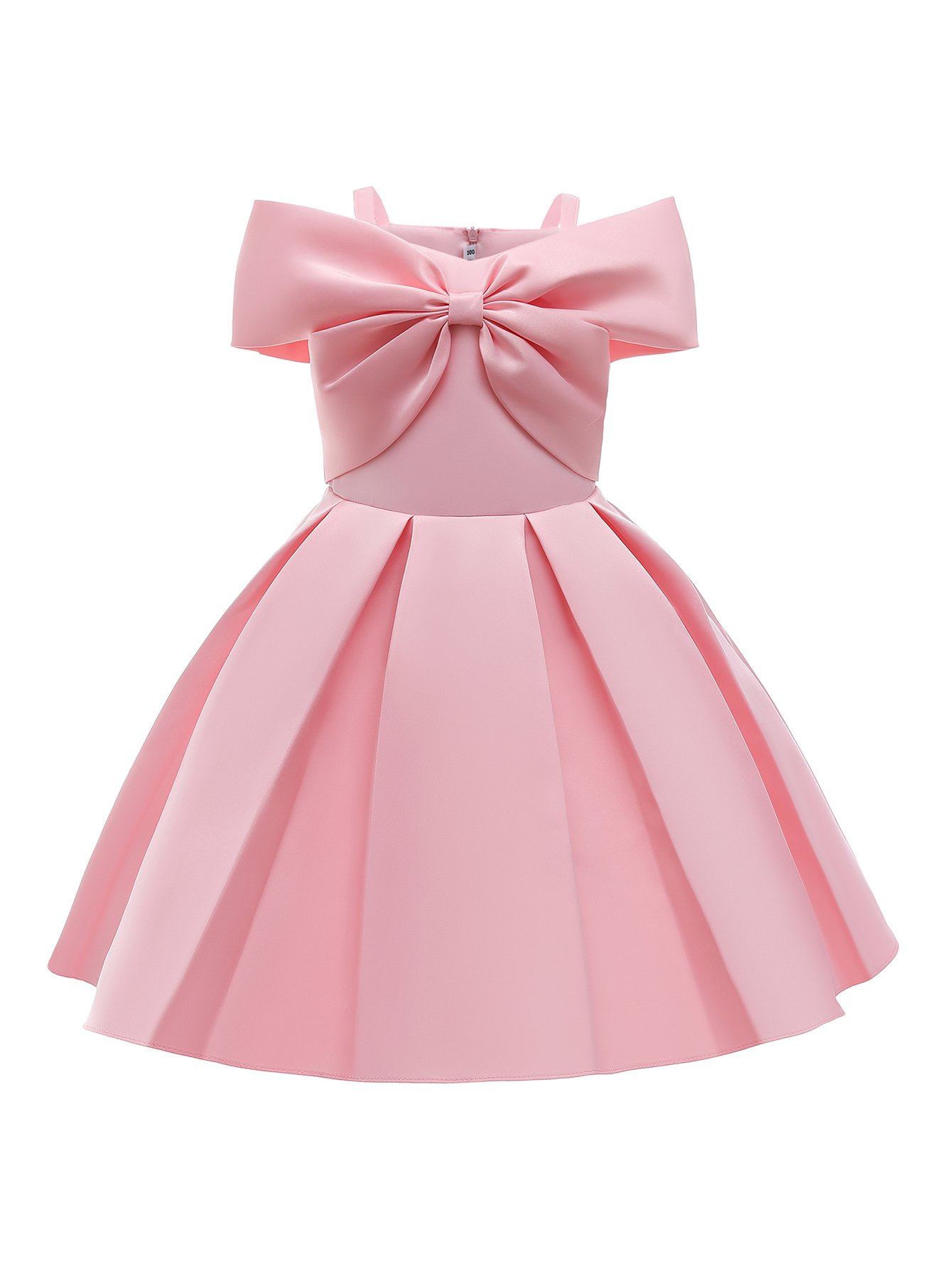 Pink A-Line Knee-Length Dress