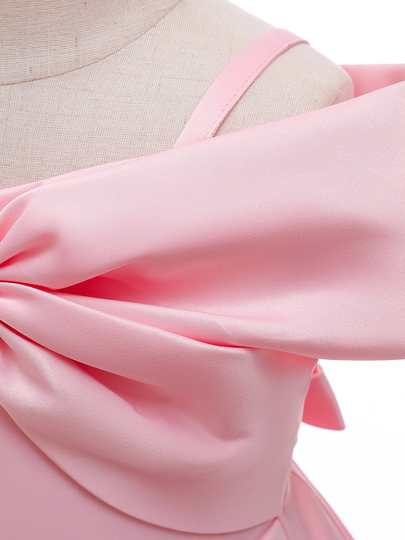 Pink A-Line Knee-Length Dress