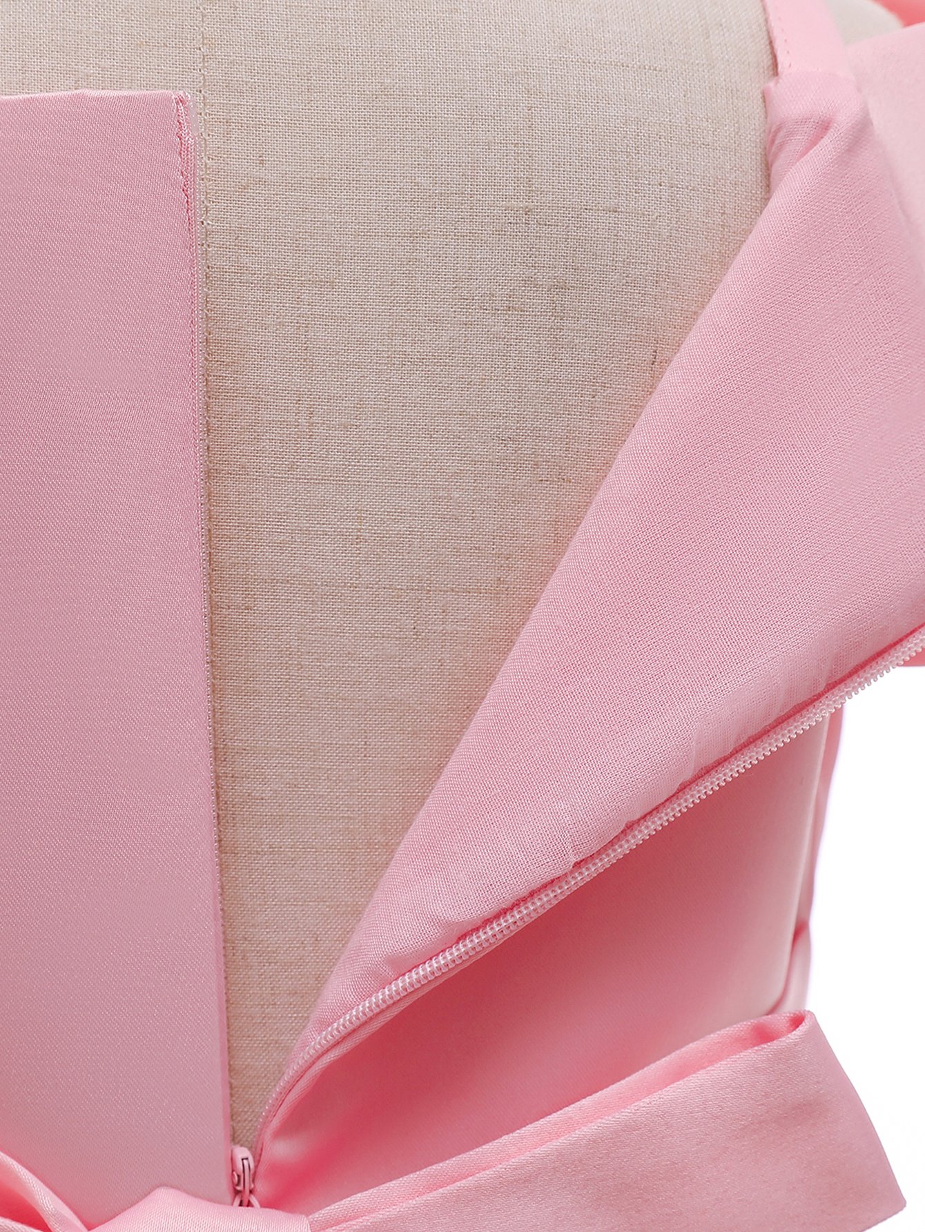 Pink A-Line Knee-Length Dress