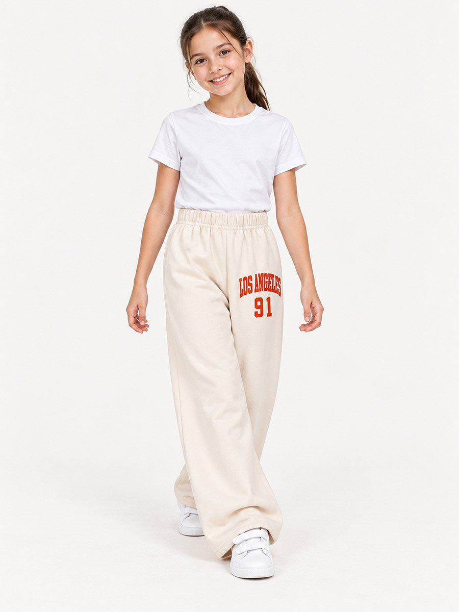 Pack of 3 - Printed Wide Leg Sweatpants