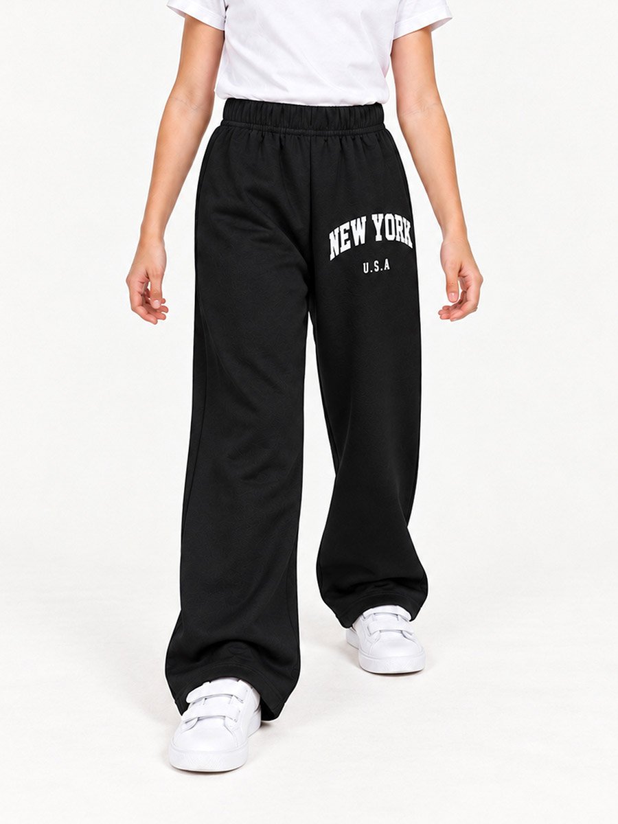 Pack of 3 - Printed Wide Leg Sweatpants