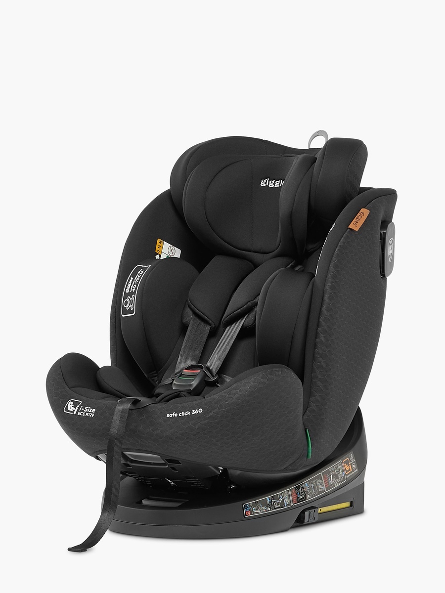 Safe Click i-Size Infant Car Seat with 5-Point Safety Harness,360-rotation and ISOFIX System