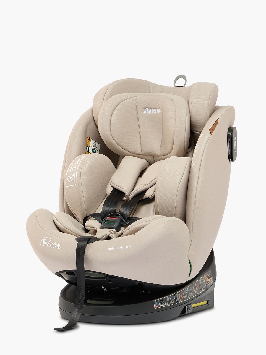Safe Click i-Size Infant Car Seat with 5-Point Safety Harness,360-rotation and ISOFIX System