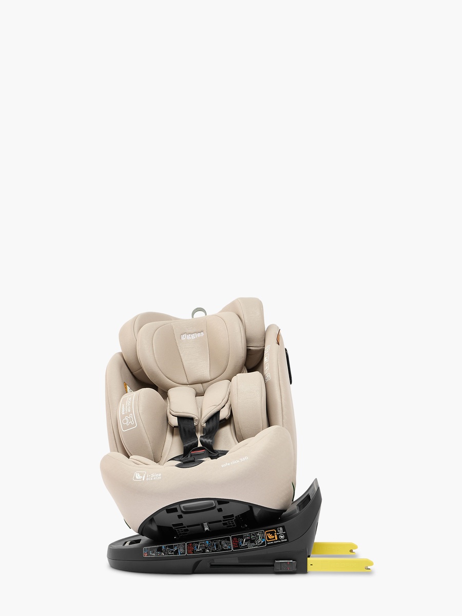 Safe Click i-Size Infant Car Seat with 5-Point Safety Harness,360-rotation and ISOFIX System