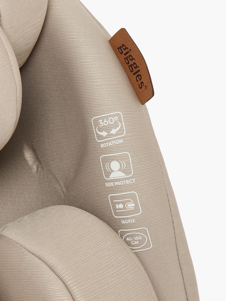Safe Click i-Size Infant Car Seat with 5-Point Safety Harness,360-rotation and ISOFIX System