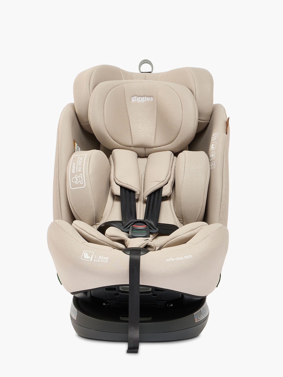 Safe Click i-Size Infant Car Seat with 5-Point Safety Harness,360-rotation and ISOFIX System