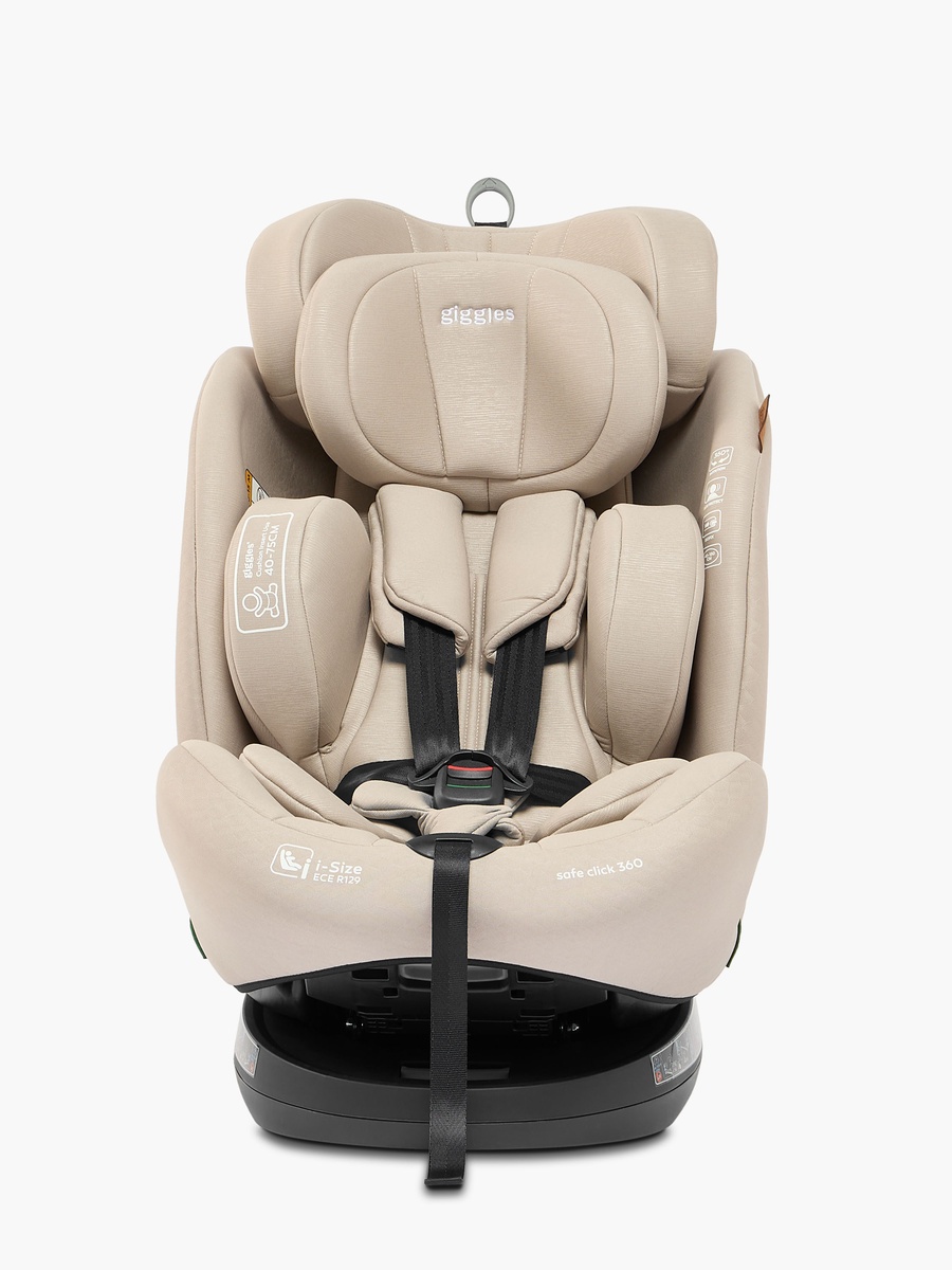 Safe Click i-Size Infant Car Seat with 5-Point Safety Harness,360-rotation and ISOFIX System