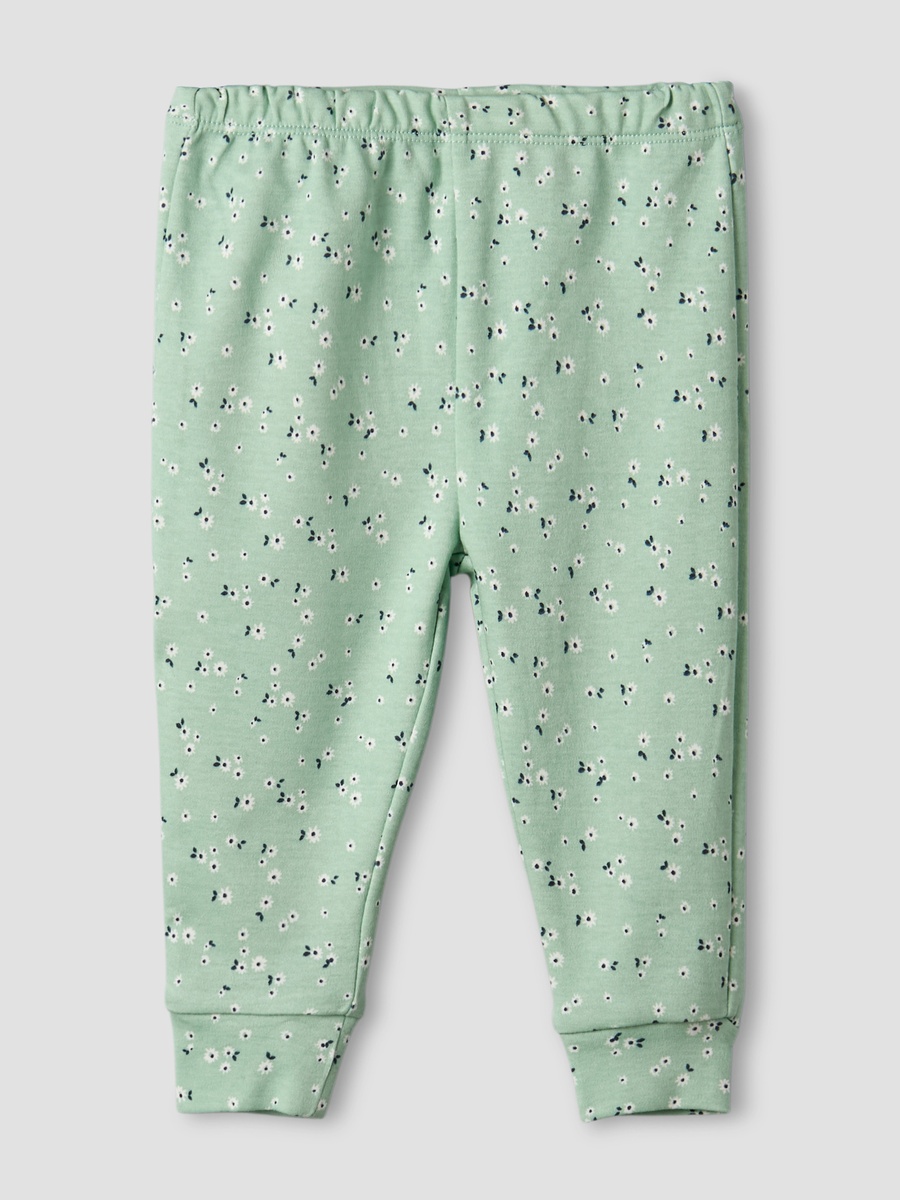 Cotton Round Neck Long Sleeves Pyjama Set with Floral Print